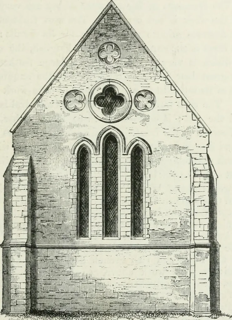An illustration from An attempt to discriminate the styles of architecture in England : from the Conquest to the Reformation : with a sketch of the Grecian and Roman orders, 1862, leaf 264