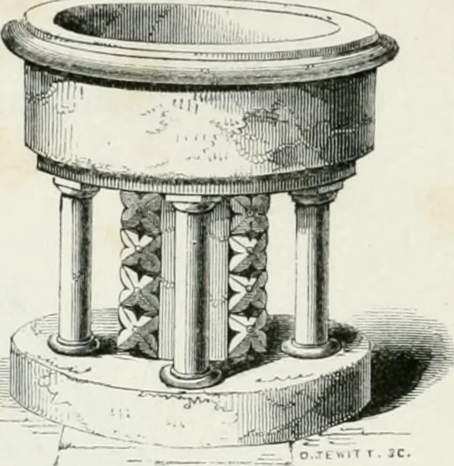 An illustration from An attempt to discriminate the styles of architecture in England : from the Conquest to the Reformation : with a sketch of the Grecian and Roman orders, 1862, leaf 271