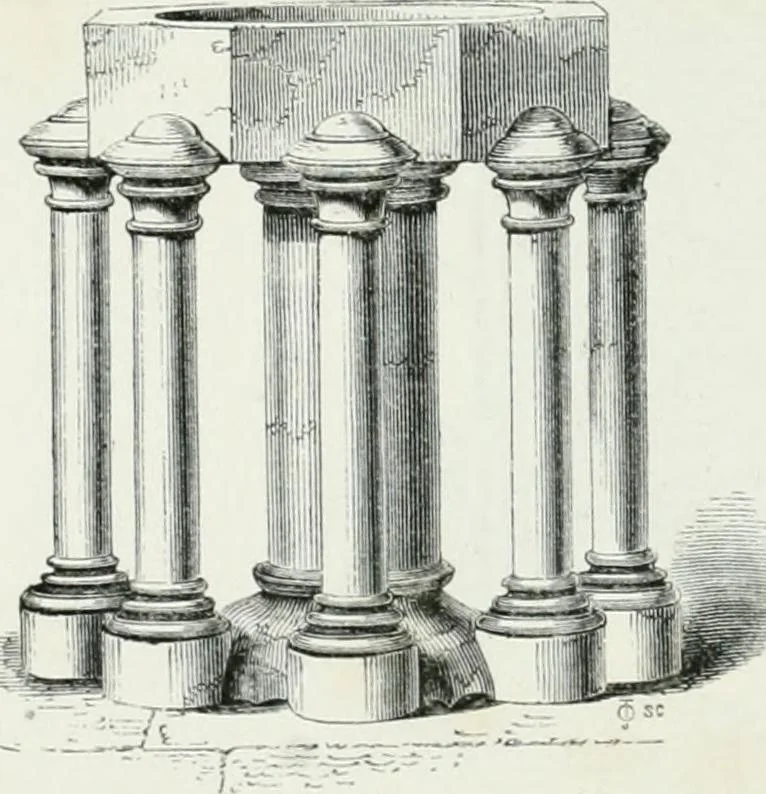 An illustration from An attempt to discriminate the styles of architecture in England : from the Conquest to the Reformation : with a sketch of the Grecian and Roman orders, 1862, leaf 271