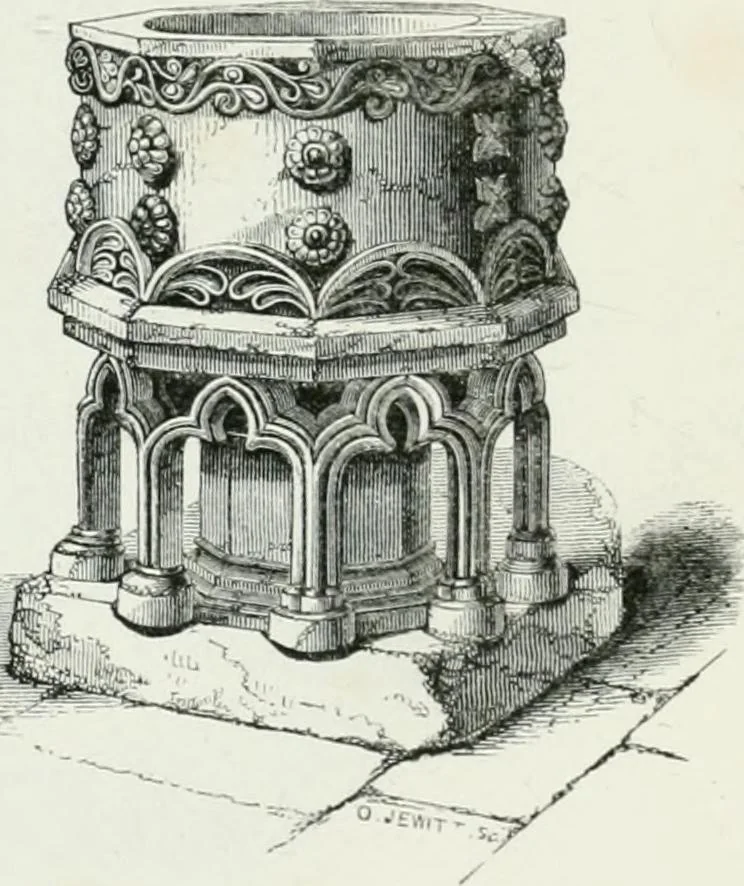 An illustration from An attempt to discriminate the styles of architecture in England : from the Conquest to the Reformation : with a sketch of the Grecian and Roman orders, 1862, leaf 271