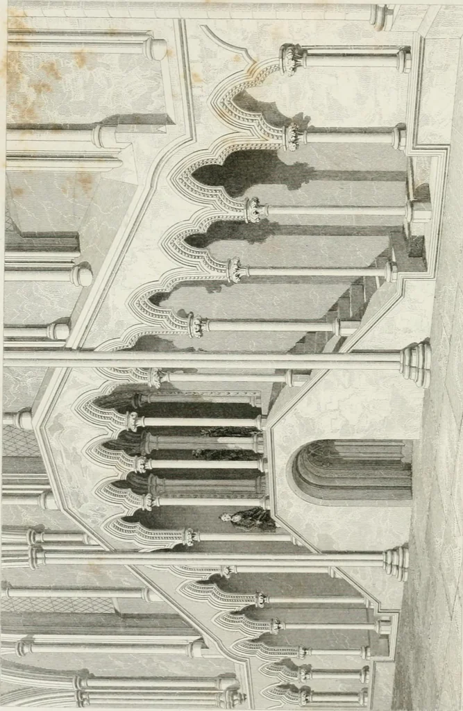 An illustration from An attempt to discriminate the styles of architecture in England : from the Conquest to the Reformation : with a sketch of the Grecian and Roman orders, 1862, leaf 273