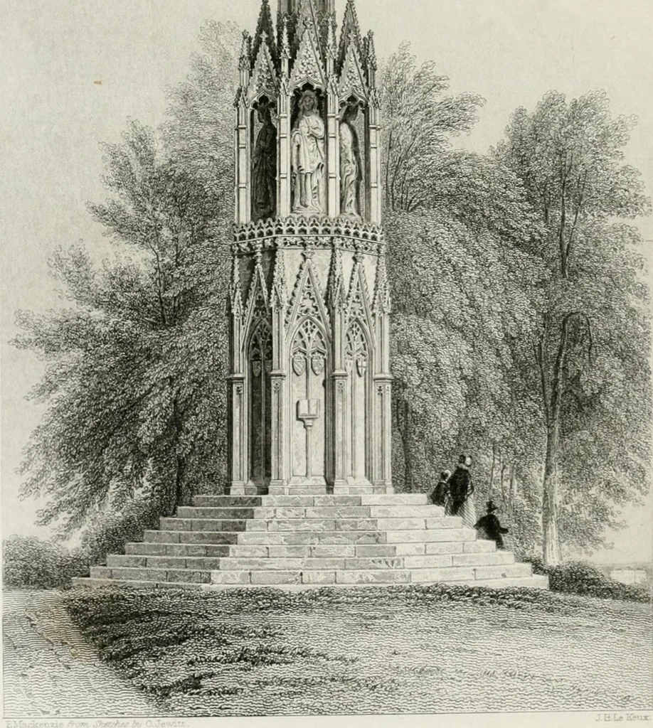 An illustration from An attempt to discriminate the styles of architecture in England : from the Conquest to the Reformation : with a sketch of the Grecian and Roman orders, 1862, leaf 277