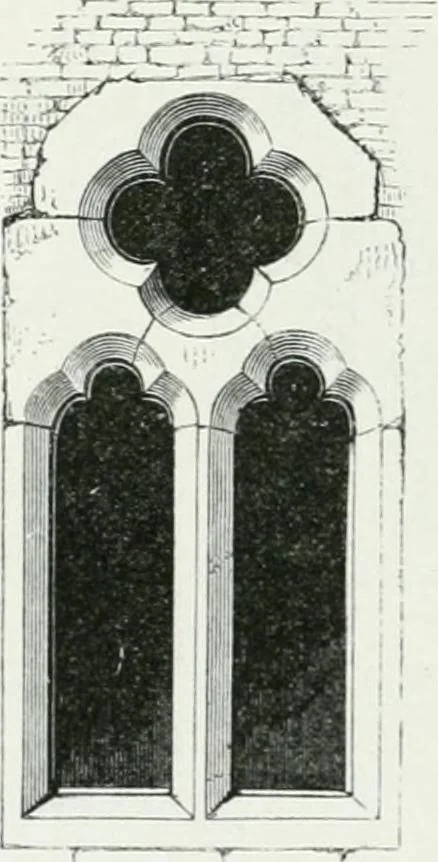 An illustration from An attempt to discriminate the styles of architecture in England : from the Conquest to the Reformation : with a sketch of the Grecian and Roman orders, 1862, leaf 295