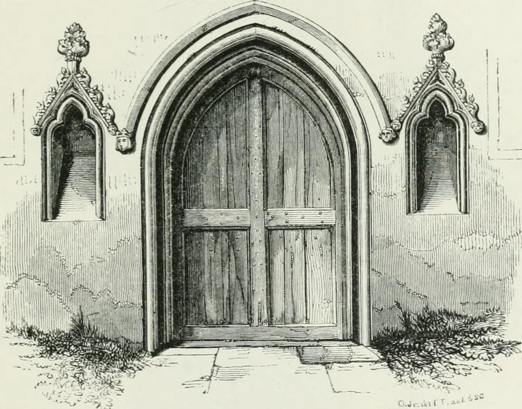 An illustration from An attempt to discriminate the styles of architecture in England : from the Conquest to the Reformation : with a sketch of the Grecian and Roman orders, 1862, leaf 316