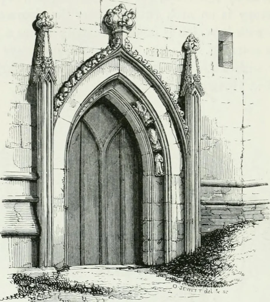 An illustration from An attempt to discriminate the styles of architecture in England : from the Conquest to the Reformation : with a sketch of the Grecian and Roman orders, 1862, leaf 317