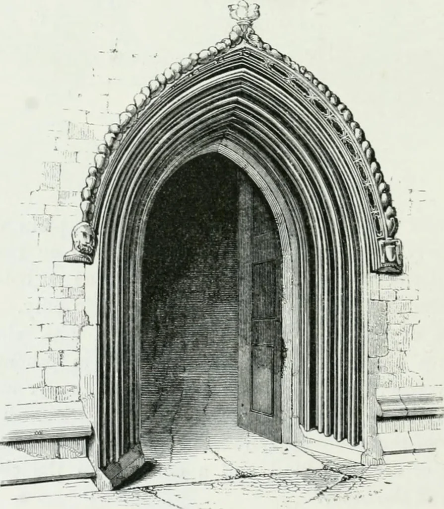 An illustration from An attempt to discriminate the styles of architecture in England : from the Conquest to the Reformation : with a sketch of the Grecian and Roman orders, 1862, leaf 317