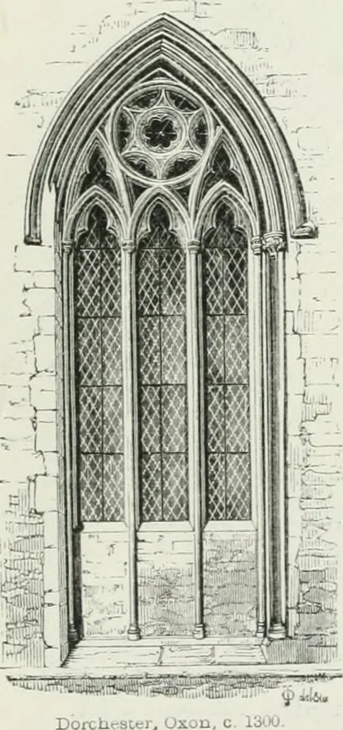 An illustration from An attempt to discriminate the styles of architecture in England : from the Conquest to the Reformation : with a sketch of the Grecian and Roman orders, 1862, leaf 320