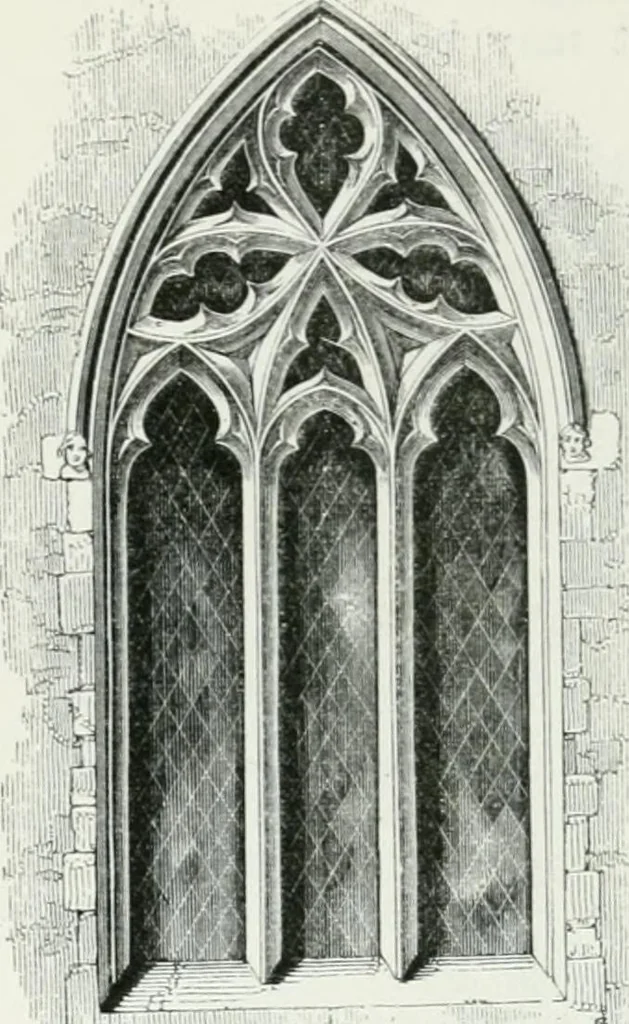 An illustration from An attempt to discriminate the styles of architecture in England : from the Conquest to the Reformation : with a sketch of the Grecian and Roman orders, 1862, leaf 323
