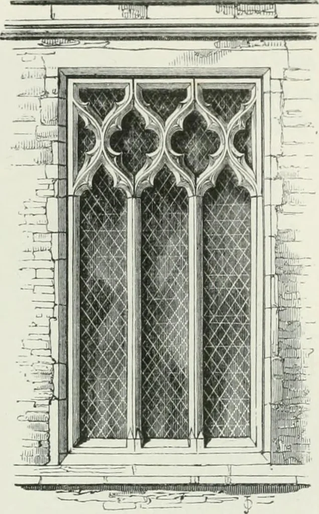 An illustration from An attempt to discriminate the styles of architecture in England : from the Conquest to the Reformation : with a sketch of the Grecian and Roman orders, 1862, leaf 324