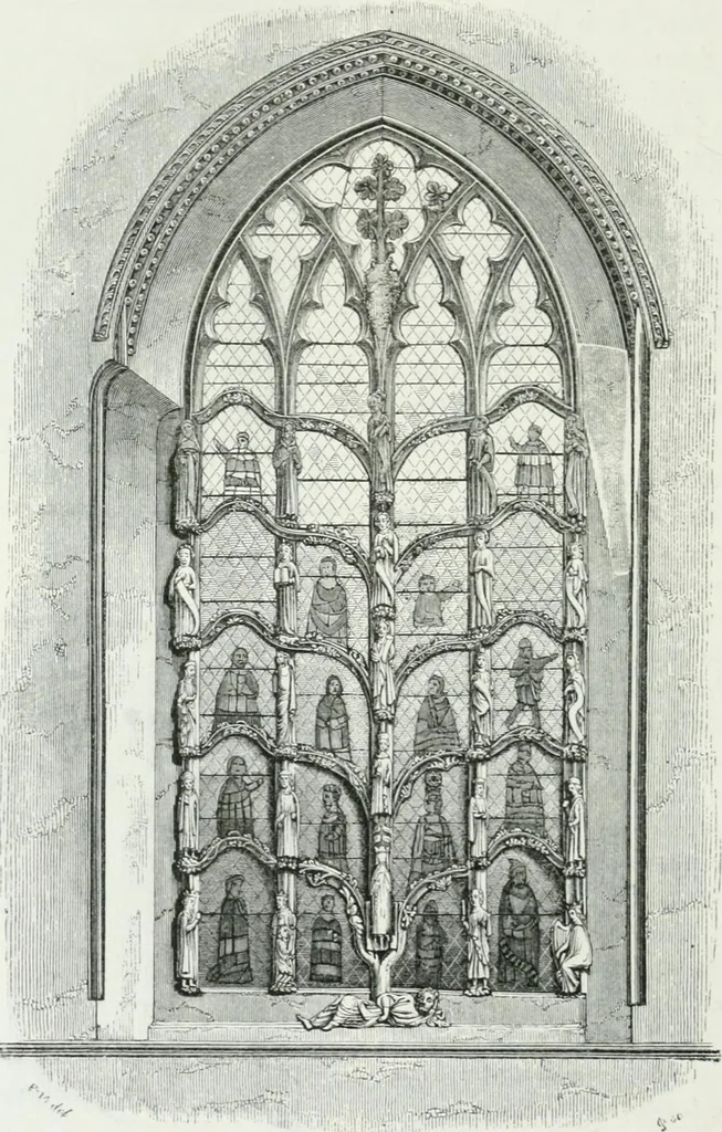An illustration from An attempt to discriminate the styles of architecture in England : from the Conquest to the Reformation : with a sketch of the Grecian and Roman orders, 1862, leaf 325