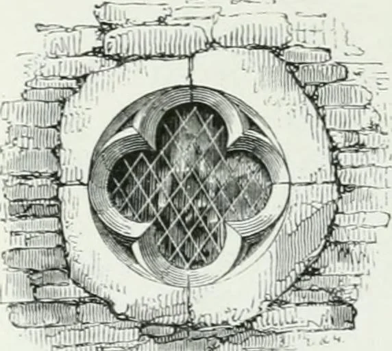 An illustration from An attempt to discriminate the styles of architecture in England : from the Conquest to the Reformation : with a sketch of the Grecian and Roman orders, 1862, leaf 327