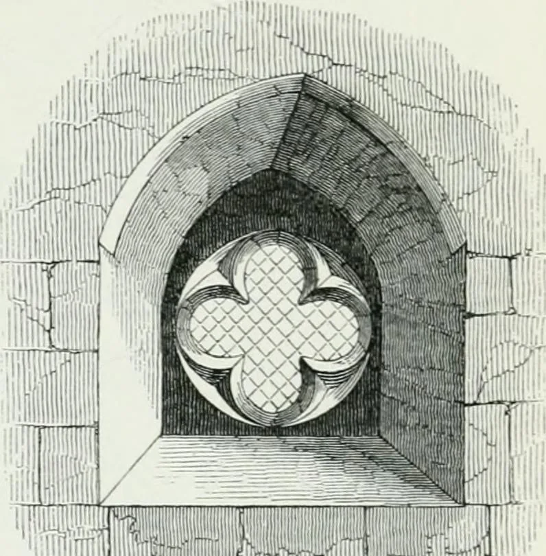 An illustration from An attempt to discriminate the styles of architecture in England : from the Conquest to the Reformation : with a sketch of the Grecian and Roman orders, 1862, leaf 327