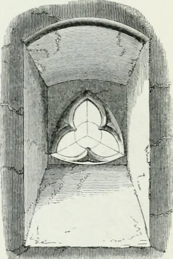 An illustration from An attempt to discriminate the styles of architecture in England : from the Conquest to the Reformation : with a sketch of the Grecian and Roman orders, 1862, leaf 327