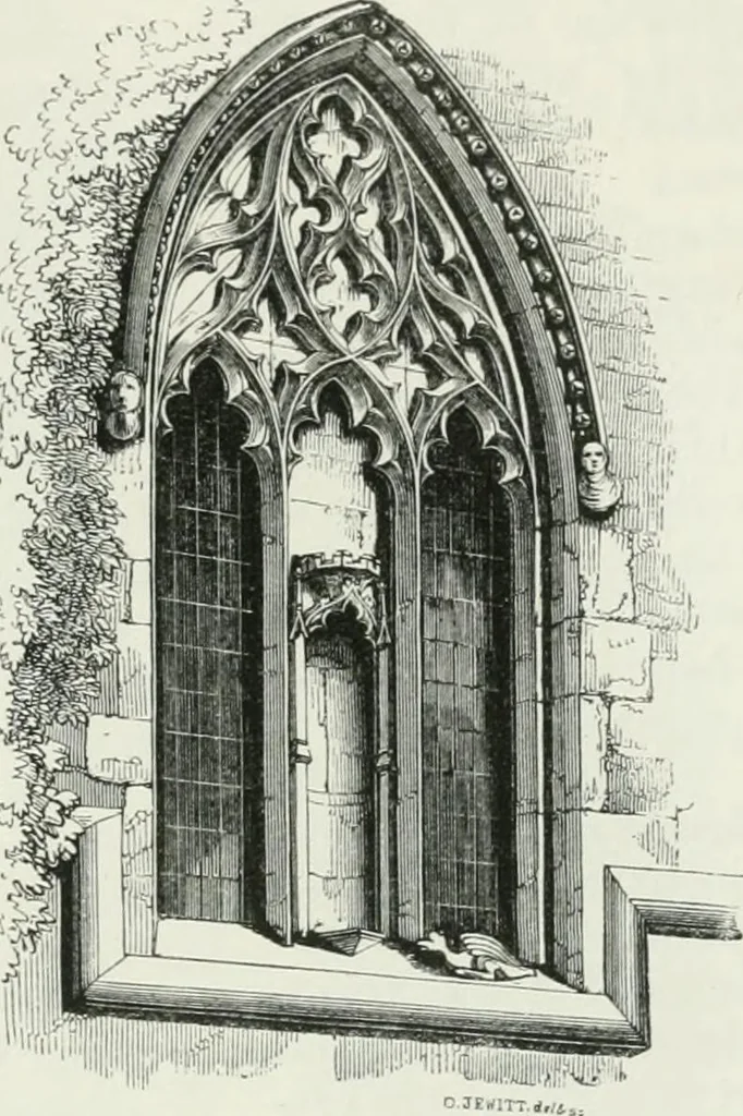 An illustration from An attempt to discriminate the styles of architecture in England : from the Conquest to the Reformation : with a sketch of the Grecian and Roman orders, 1862, leaf 328