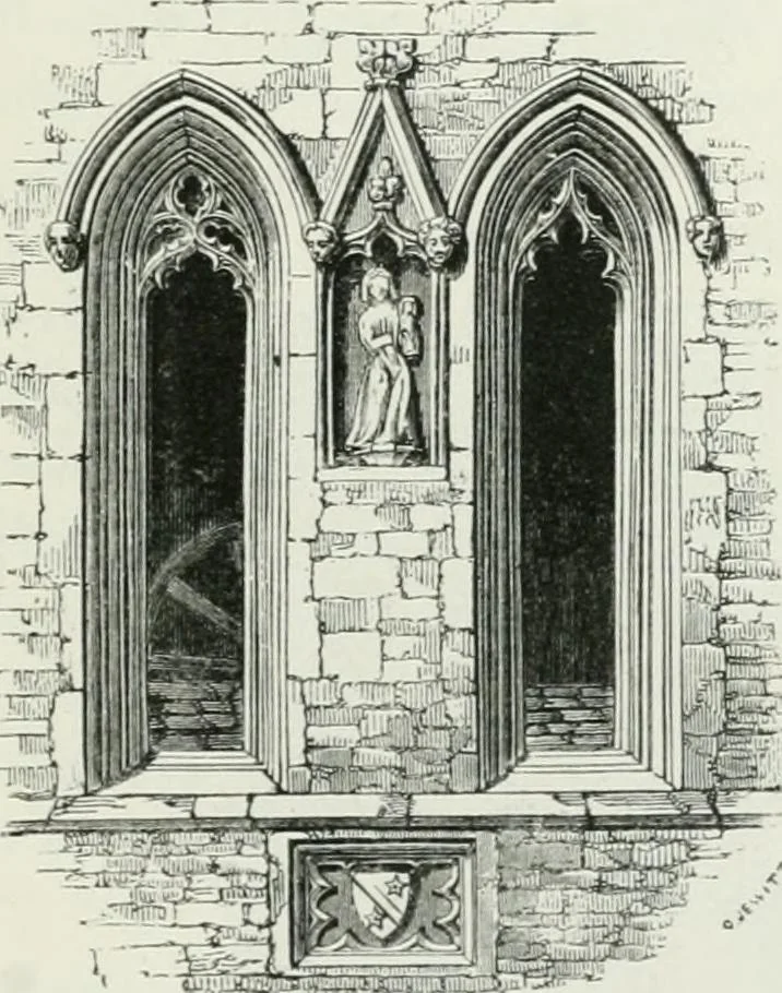 An illustration from An attempt to discriminate the styles of architecture in England : from the Conquest to the Reformation : with a sketch of the Grecian and Roman orders, 1862, leaf 328