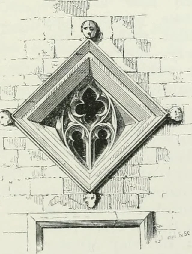 An illustration from An attempt to discriminate the styles of architecture in England : from the Conquest to the Reformation : with a sketch of the Grecian and Roman orders, 1862, leaf 328