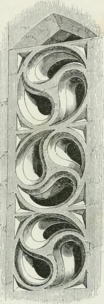 An illustration from An attempt to discriminate the styles of architecture in England : from the Conquest to the Reformation : with a sketch of the Grecian and Roman orders, 1862, leaf 330