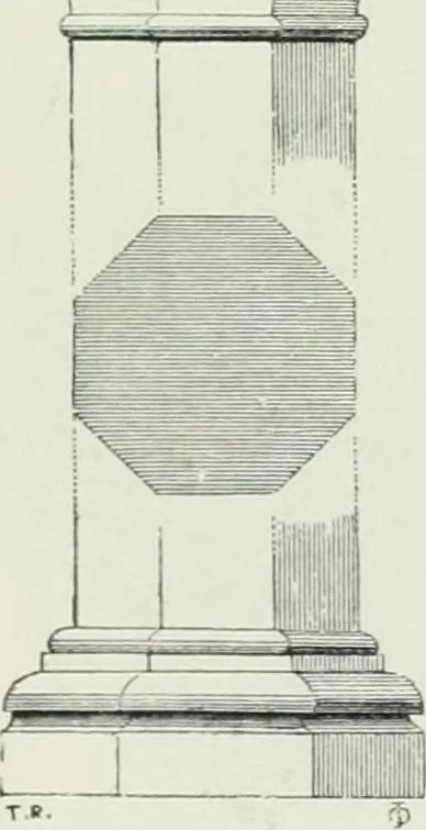 An illustration from An attempt to discriminate the styles of architecture in England : from the Conquest to the Reformation : with a sketch of the Grecian and Roman orders, 1862, leaf 336