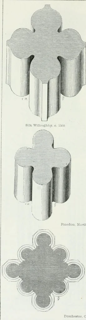 An illustration from An attempt to discriminate the styles of architecture in England : from the Conquest to the Reformation : with a sketch of the Grecian and Roman orders, 1862, leaf 337