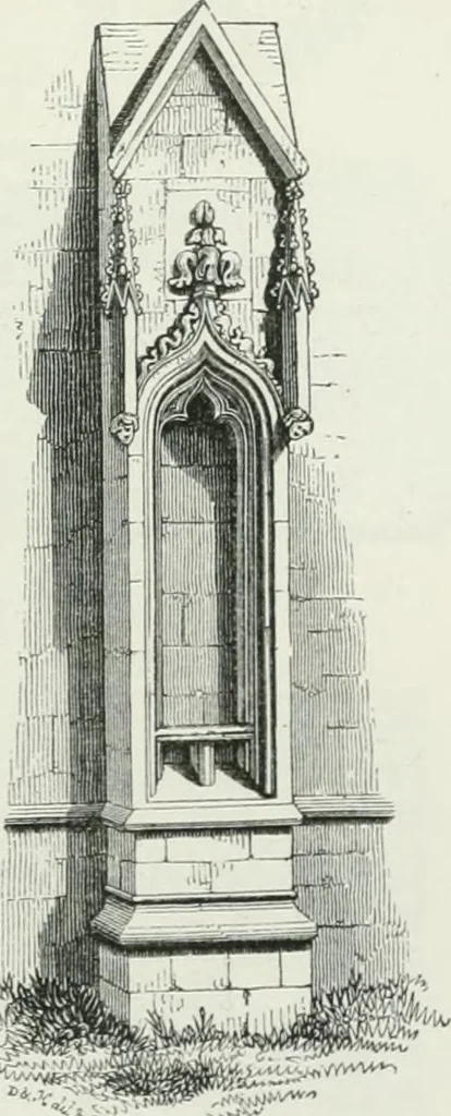 An illustration from An attempt to discriminate the styles of architecture in England : from the Conquest to the Reformation : with a sketch of the Grecian and Roman orders, 1862, leaf 340
