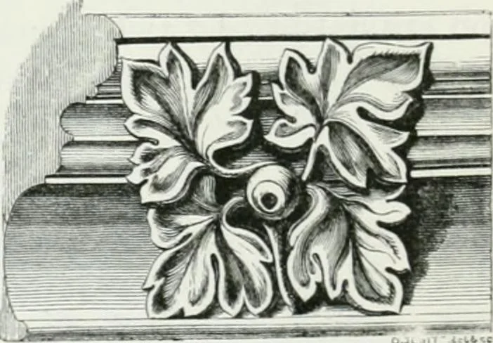 An illustration from An attempt to discriminate the styles of architecture in England : from the Conquest to the Reformation : with a sketch of the Grecian and Roman orders, 1862, leaf 341