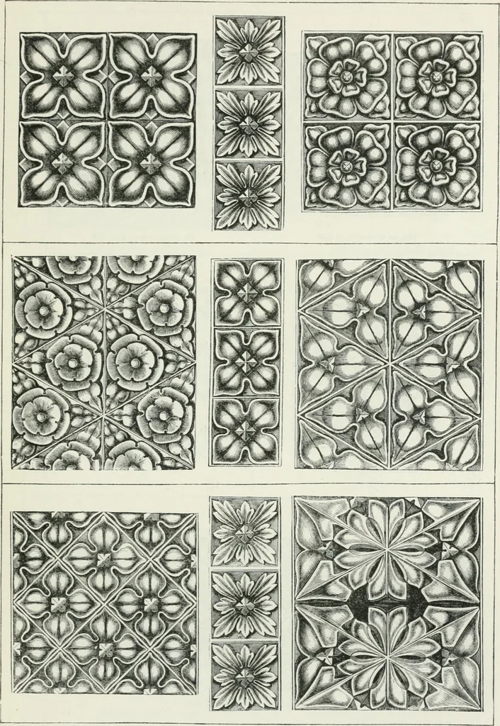 An illustration from An attempt to discriminate the styles of architecture in England : from the Conquest to the Reformation : with a sketch of the Grecian and Roman orders, 1862, leaf 350