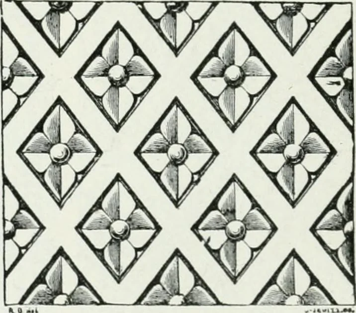 An illustration from An attempt to discriminate the styles of architecture in England : from the Conquest to the Reformation : with a sketch of the Grecian and Roman orders, 1862, leaf 351