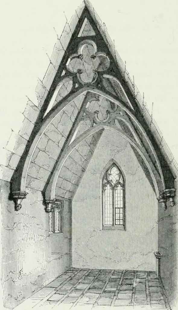 An illustration from An attempt to discriminate the styles of architecture in England : from the Conquest to the Reformation : with a sketch of the Grecian and Roman orders, 1862, leaf 361