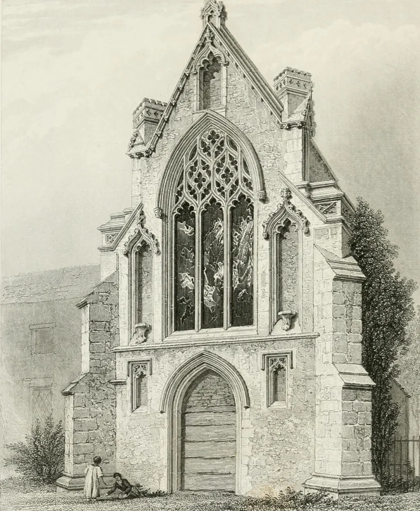 An illustration from An attempt to discriminate the styles of architecture in England : from the Conquest to the Reformation : with a sketch of the Grecian and Roman orders, 1862, leaf 369