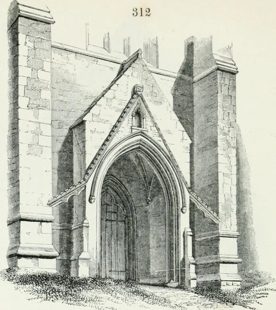 An illustration from An attempt to discriminate the styles of architecture in England : from the Conquest to the Reformation : with a sketch of the Grecian and Roman orders, 1862, leaf 375