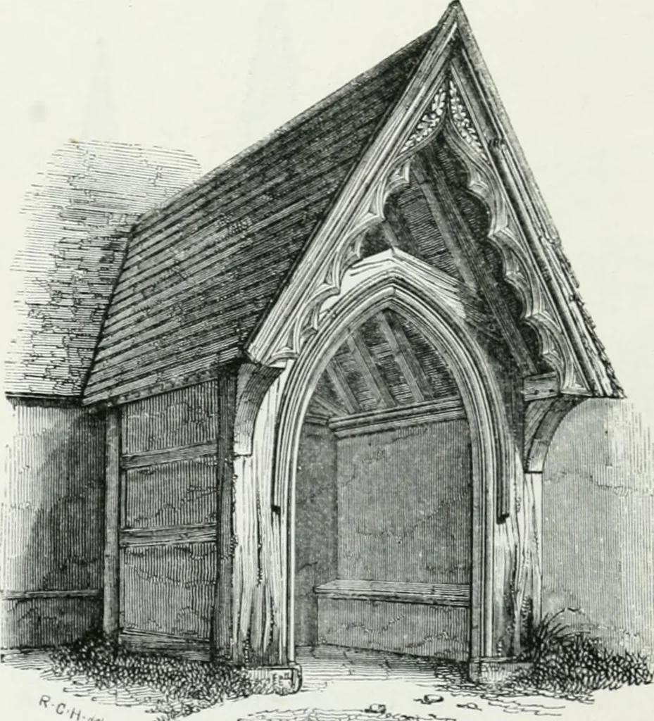 An illustration from An attempt to discriminate the styles of architecture in England : from the Conquest to the Reformation : with a sketch of the Grecian and Roman orders, 1862, leaf 375