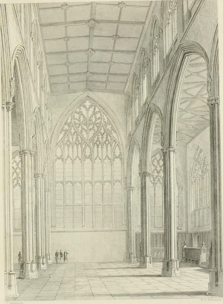An illustration from An attempt to discriminate the styles of architecture in England : from the Conquest to the Reformation : with a sketch of the Grecian and Roman orders, 1862, leaf 378