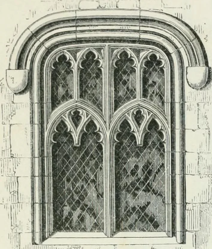 An illustration from An attempt to discriminate the styles of architecture in England : from the Conquest to the Reformation : with a sketch of the Grecian and Roman orders, 1862, leaf 380