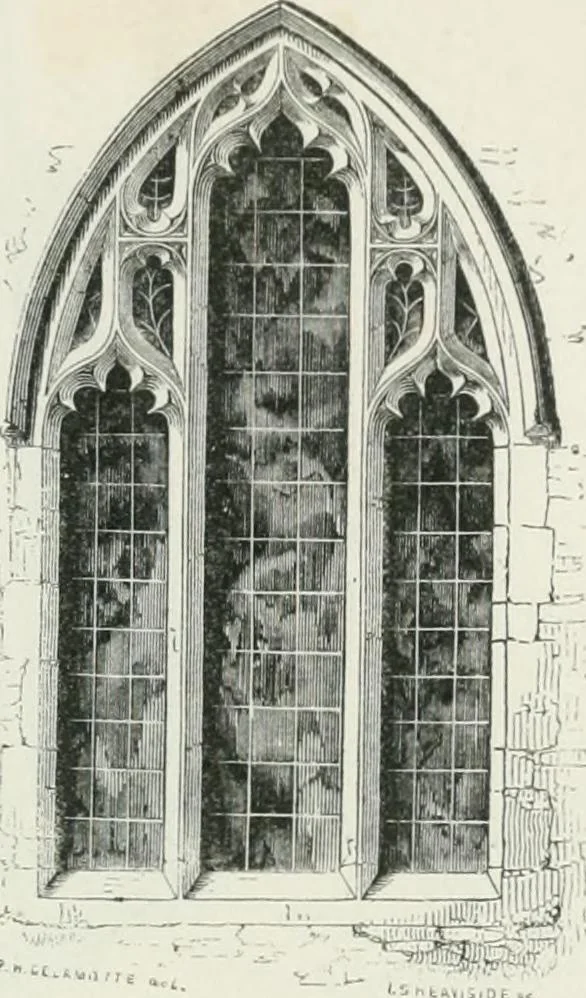 An illustration from An attempt to discriminate the styles of architecture in England : from the Conquest to the Reformation : with a sketch of the Grecian and Roman orders, 1862, leaf 380