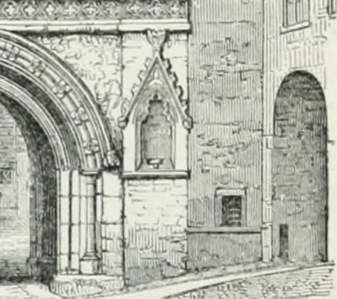 An illustration from An attempt to discriminate the styles of architecture in England : from the Conquest to the Reformation : with a sketch of the Grecian and Roman orders, 1862, leaf 385
