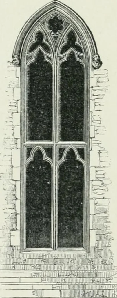 An illustration from An attempt to discriminate the styles of architecture in England : from the Conquest to the Reformation : with a sketch of the Grecian and Roman orders, 1862, leaf 389