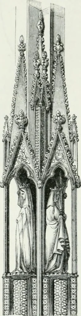 An illustration from An attempt to discriminate the styles of architecture in England : from the Conquest to the Reformation : with a sketch of the Grecian and Roman orders, 1862, leaf 391