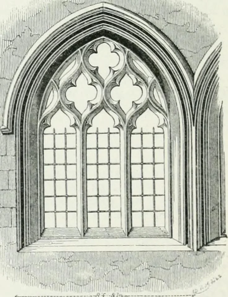 An illustration from An attempt to discriminate the styles of architecture in England : from the Conquest to the Reformation : with a sketch of the Grecian and Roman orders, 1862, leaf 397