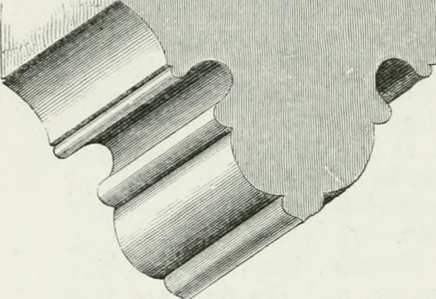 An illustration from An attempt to discriminate the styles of architecture in England : from the Conquest to the Reformation : with a sketch of the Grecian and Roman orders, 1862, leaf 407