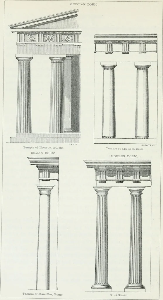 An illustration from An attempt to discriminate the styles of architecture in England : from the Conquest to the Reformation : with a sketch of the Grecian and Roman orders, 1862, leaf 41
