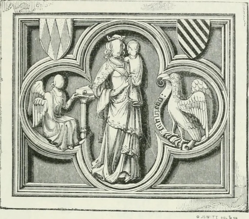An illustration from An attempt to discriminate the styles of architecture in England : from the Conquest to the Reformation : with a sketch of the Grecian and Roman orders, 1862, leaf 410