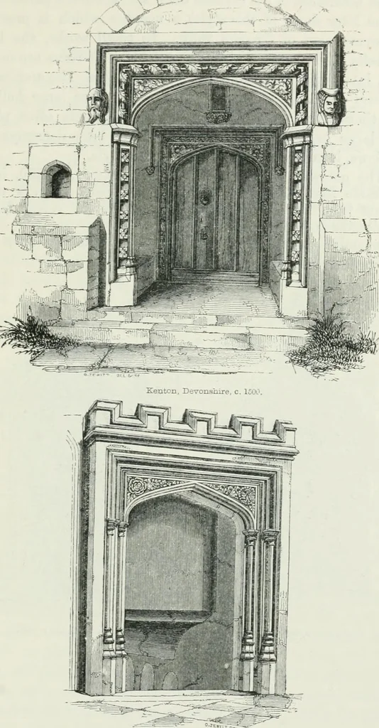 An illustration from An attempt to discriminate the styles of architecture in England : from the Conquest to the Reformation : with a sketch of the Grecian and Roman orders, 1862, leaf 422