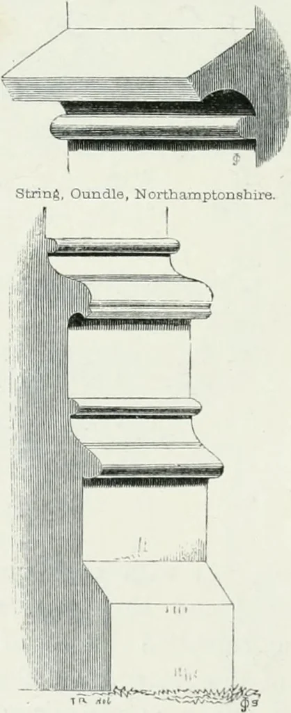An illustration from An attempt to discriminate the styles of architecture in England : from the Conquest to the Reformation : with a sketch of the Grecian and Roman orders, 1862, leaf 439
