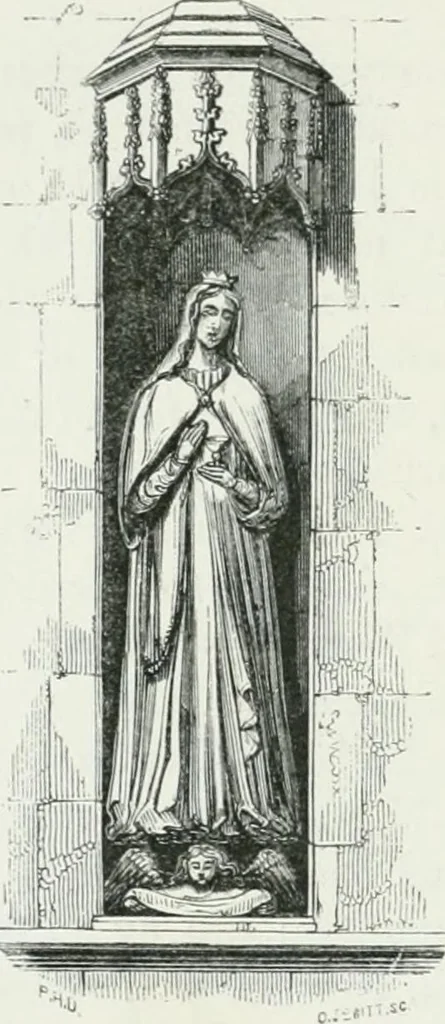 An illustration from An attempt to discriminate the styles of architecture in England : from the Conquest to the Reformation : with a sketch of the Grecian and Roman orders, 1862, leaf 443