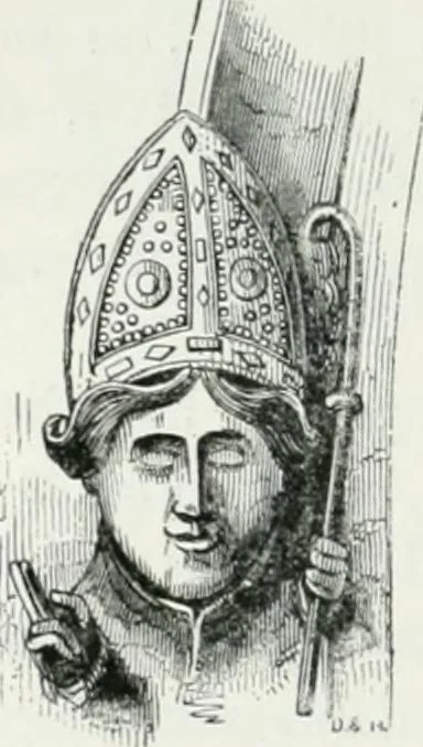An illustration from An attempt to discriminate the styles of architecture in England : from the Conquest to the Reformation : with a sketch of the Grecian and Roman orders, 1862, leaf 447