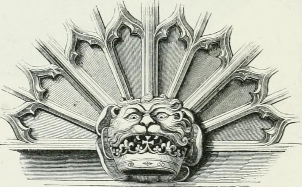 An illustration from An attempt to discriminate the styles of architecture in England : from the Conquest to the Reformation : with a sketch of the Grecian and Roman orders, 1862, leaf 461