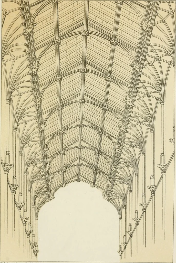 An illustration from An attempt to discriminate the styles of architecture in England : from the Conquest to the Reformation : with a sketch of the Grecian and Roman orders, 1862, leaf 462
