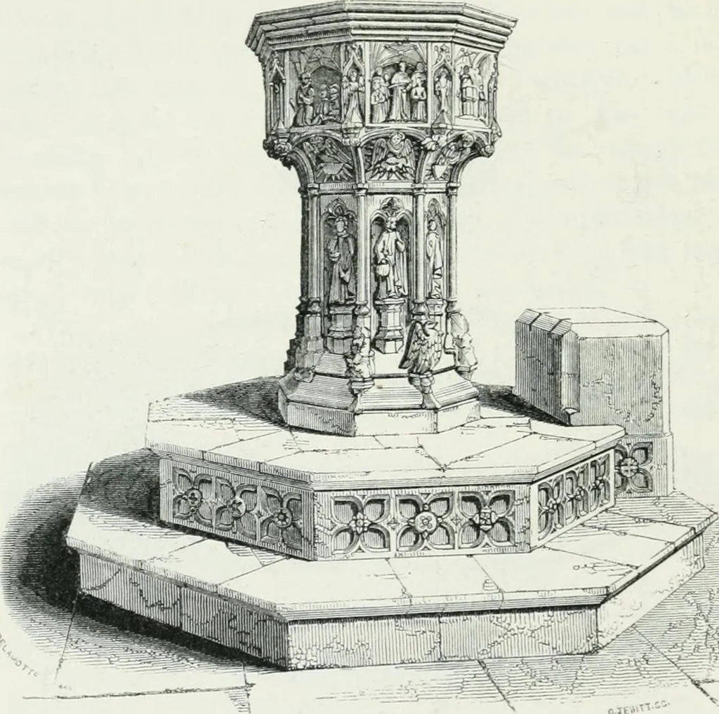 An illustration from An attempt to discriminate the styles of architecture in England : from the Conquest to the Reformation : with a sketch of the Grecian and Roman orders, 1862, leaf 469