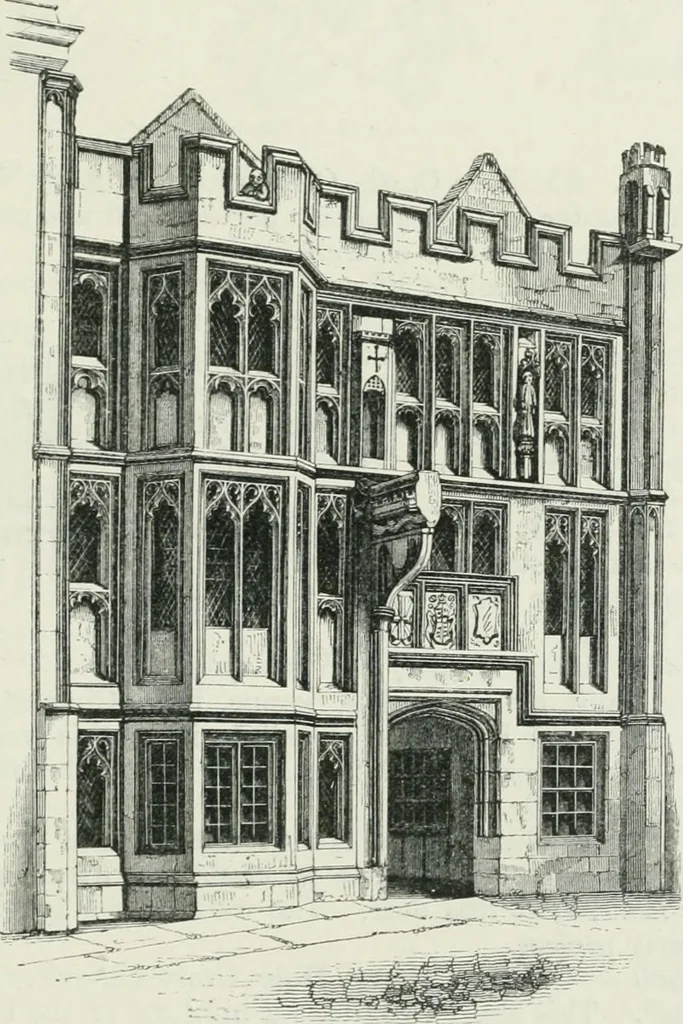 An illustration from An attempt to discriminate the styles of architecture in England : from the Conquest to the Reformation : with a sketch of the Grecian and Roman orders, 1862, leaf 474