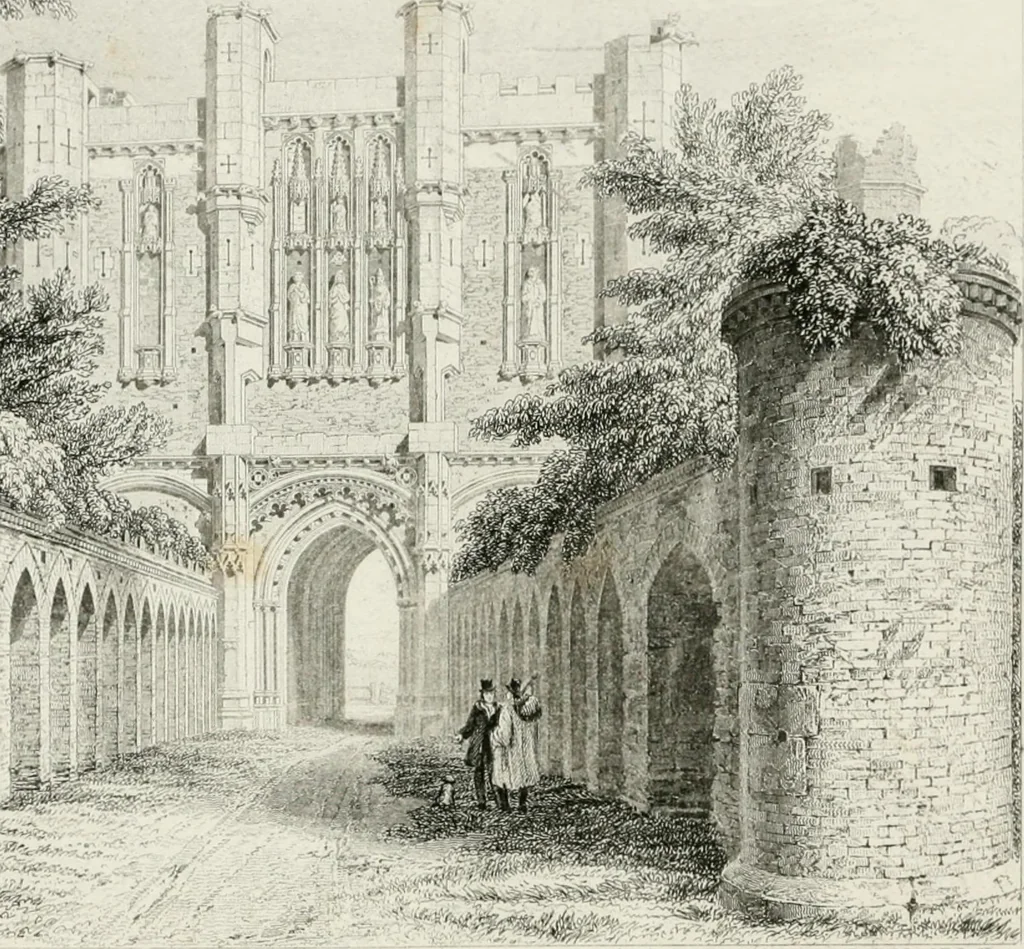 An illustration from An attempt to discriminate the styles of architecture in England : from the Conquest to the Reformation : with a sketch of the Grecian and Roman orders, 1862, leaf 481